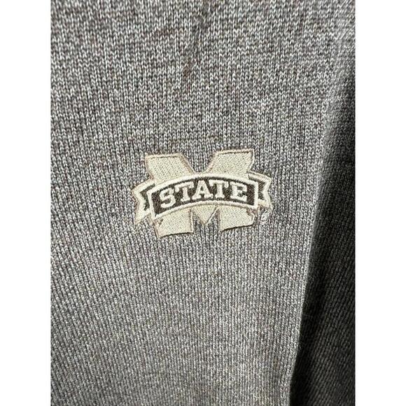 NWT* Peter Millar MISSISSIPPI STATE BULLDOGS Merino Wool V-Neck Sweater XL - Picture 2 of 6